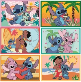 CLEMENTONI Obrázkové kostky Stitch