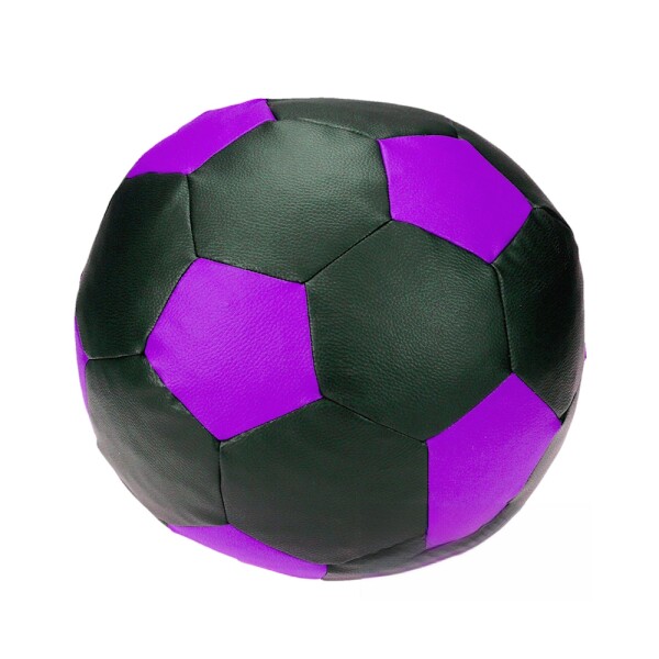 FRONTI Sedací vak - míč 80 cm - černá + světlefialová