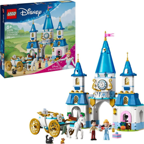 LEGO® │ Disney Princess 43275 Popelčin zámek a kočár s koňmi - LEGO® Disney™