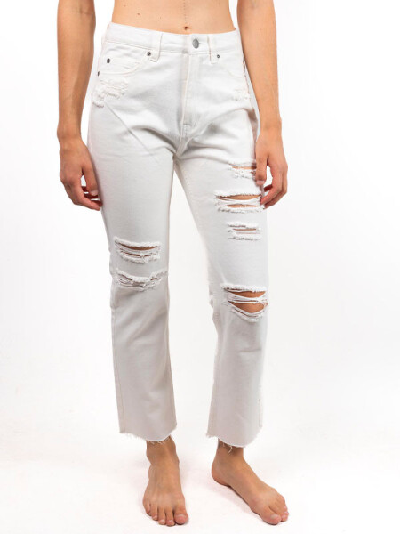 RVCA DAYLEY white značkové dámské džíny - 26