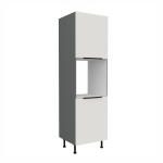 Vysoká skříňka pro vestavnou troubu Aria ANT 60 DP-210 2F Barva korpusu: Antracit, Barva dvířek: WH - Crystal white AFM