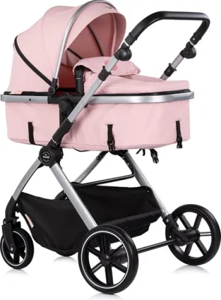 CHIPOLINO Kočárek kombinovaný Pearl 2v1 Powder Pink (KKPE02606PP)