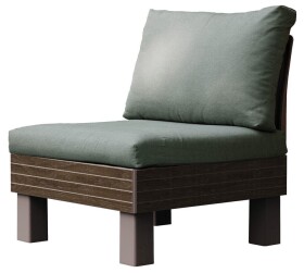 Keter ELEMENTS SIGNATURE zahradní plastové křeslo - walnut