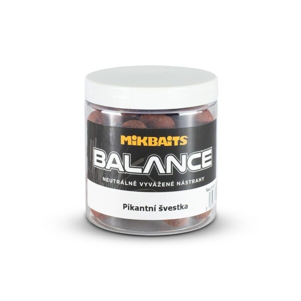 Mikbaits Boilie Spiceman Balance 250ml - Pikantní švestka 20mm,Mikbaits Boilie Spiceman Balance 250ml - Pikantní švestka 20mm