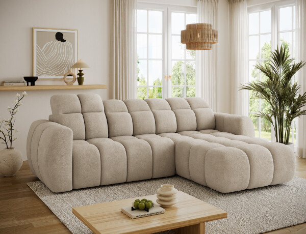 Sedací souprava Fanito Provedení: Pravá varianta, látka: Amore 18