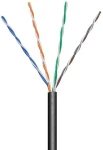Goobay UTP Cat5e Kabel 4x2 drát 100m šedá / AWG24 / venkovní provedení (4040849571985)