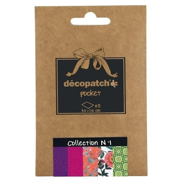 DECOPATCH papír sada č. 1 (5 ks)
