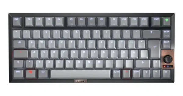 Cherry KW300 MX černá / Klávesnice / Mechanická Cherry MX Brown / USB + Bluetooth 5.2 / 75% TKL / Podsvícení LED (G80-3960HIADE-2)