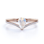Emporial prsten 14k zlato Vermeil GU-DR14466R-ROSEGOLD-MOONSGTONE Velikost: 10 (EU: 61-63)