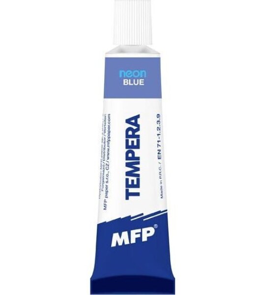 Temperové barvy 12ml NEON modrá
