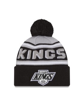 New Era Pánská zimní čepice Los Angeles Kings NHL Pom Wordmark