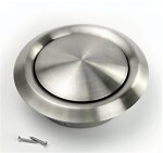 Ventilace parní sauny - ventilační disk, nerez, 100mm