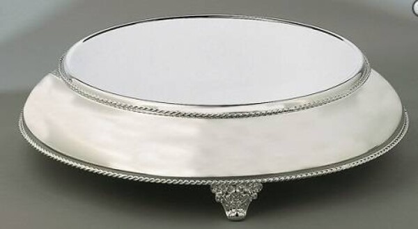 Dortisimo Luxusní kruhový stojan postříbřený s rozšířenou základnou (45,7 cm)