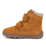 Dětské zimní barefoot boty ZERU TEX FURRY Cognac, Froddo, G2110149-2, hnědá - 30