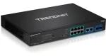 TRENDnet Smart Surveillance switch 12-port PoE+ / Switch / 8x Gigabit PoE+ / 2x SFP / 110 W / Managed (TPE-3012LS)