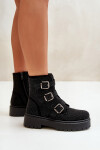 Zateplené boty se zdobením černé Ciascia 36