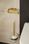 KFA - TOILET držák toaletního papíru, broušené zlato 864-022-31