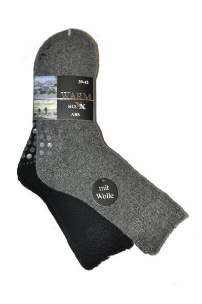 WiK ponožky 21463 Warm Sox ABS A'2 39-46 světle šedá 39-42