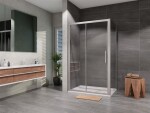 Lansanit - Sprchový kout obdélník posuvný Elisa 1200x900, chrom, čiré sklo LAN03044/LAN05019