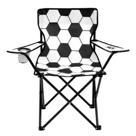 NILS Camp NC3321 bílá/černá / Skládací židle / Nosnost: 120 kg (5908261680878)