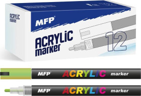 Akrylový popisovač 4 mm - zelený světlý