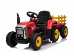 Mamido Elektrický traktor s vlečkou Blow červený