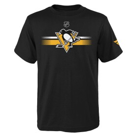 Outerstuff Dětské Tričko Pittsburgh Penguins Apro Logo Ss Ctn Tee Velikost: Dětské 14 let)