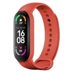 FIXED Silicone Strap pro Xiaomi Mi Band 5/Mi Band 6 FIXSSTB-637-RD