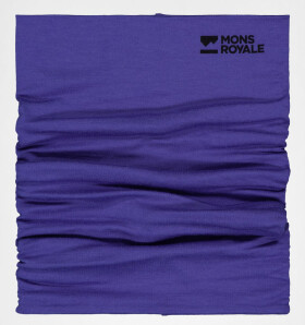 Merino nákrčník MONS ROYALE Double up blue dusk