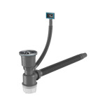 VELAZO - Ocelový dřez 58 x 48, grafit, s odkapávačem VELAZ5848RB