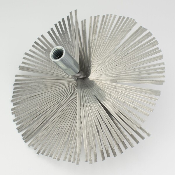 Kartáč pro nerezové komíny, 160mm, plochý nerez drát