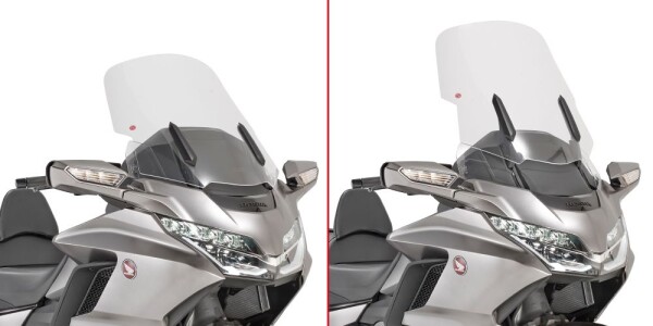 D1172St čiré plexi Honda GL 1800 Gold Wing (18-25), vxš690x550 mm, o 200 mm vyšší než orig.