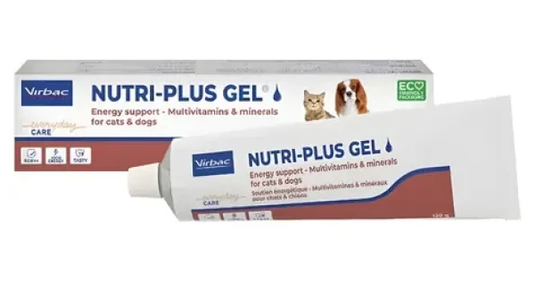 Virbac Nutri-Plus Gel 120g / Doplněk stravy pro psy a kočky / pasta / rekonvalescence