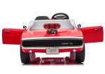 Mamido Dětské elektrické autíčko Dodge Charger R/T 24V 2x200W červené