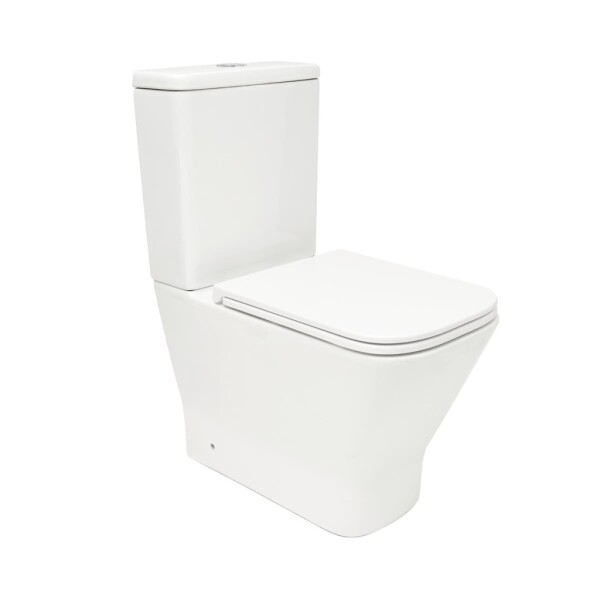 WC kombi komplet SAT B-Way vírové včetně prkénka softclose, vario odpad SAT2168STORP SAT2168STORP