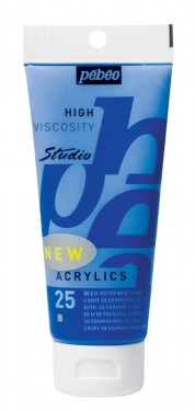 Akrylová barva Pébéo Studio Acrylic 100 ml - 025 ultramarín světlý