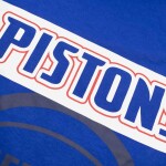 New Era Pánská mikina Detroit Pistons NBA Paris Games Hoodie Velikost: S
