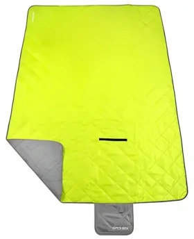 Spokey CANYON šedo-zelená / Pikniková deka / 200x140 cm (5902693284666)