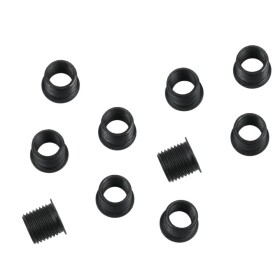 KS Tools 150.5086 Závitové pouzdro s nákružkem, L = 17,5 mm, vnitřní závit = M14x1,25/AG = M16x1,25