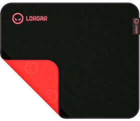 Lorgar Main 323 (M) černo-červená / herní podložka pod myš / 360 x 300 x 3 mm (LRG-GMP323)