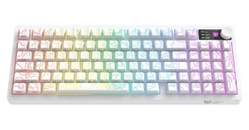 Onikuma MT902 bílá / Herní klávesnice / Bezdrátová / 2,4 GHz / USB-C / RGB (MT902 (White))
