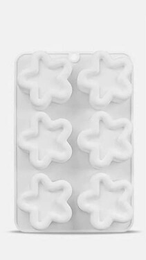 Dortisimo Silikonová forma na pečení/na mražené dezerty Hvězdičky (na 6 ks) 5 x 14,5 cm