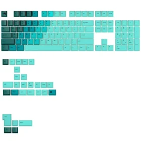 Glorious vyměnitelné klávesy GPBT Gradient (ANSI US) - Rainforest / PBT / 131 ks / ANSI US layout / Cherry MX(+) (GLO-KB-ACC-KC-GPBT-GR-RFO-US)
