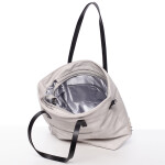 Prostorná stylová kabelka Elizabeth, šedá