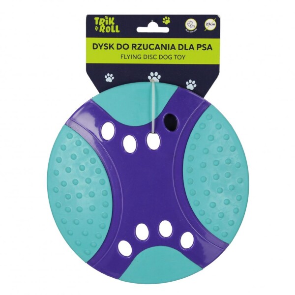 Hračka pro mazlíčky létající disk pro psy modrý 23 cm, Wiky, W061400