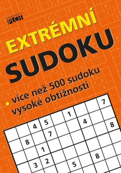 Extrémní sudoku sudoku