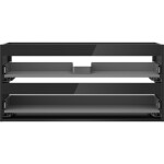 MEXEN - Box-A skříňka pro umyvadlo 100, 2 zásuvky, černá lesk 91AX0-1000-470-2-70