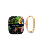 Guess TPU Flower Print Pouzdro pro Airpods 1/2 GUA2HHFLB