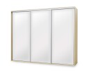 Nábytek Mikulík Skříň FLEXI 3 - 3x zrcadlo ROZMĚR: (š/v/h) 240 x 240 x 65 cm