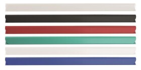 Násuvná lišta DONAU, bílá, 6 mm, 1-60 listů, 10ks